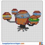 Print Vorlagen Neu Bügelperlen Vorlage Vom Oktopod Weitere tolle Vorlagen