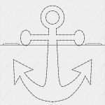 Print Vorlagen Süß Anchor String Art Template