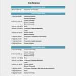 Printation Vorlage Erstaunlich Sample Conference Agenda