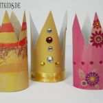 Prinzessin Krone Basteln Vorlage Angenehm Eine Krone Oder Einen Party Hut Schnell Mit Kindern Basteln