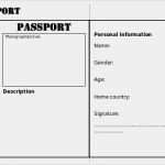 Private Signatur Vorlage Elegant Passport Templates – Free Word Pdf Psd Illustrator