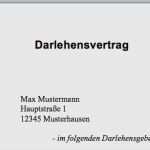 Privater Darlehensvertrag Vorlage Neu Privater Darlehensvertrag Vorlage Wunderbar Muster