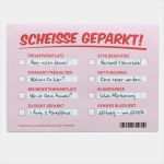 Privatparkplatz Zettel Vorlage Inspiration Fake Strafzettel Scheiße Geparkt Notizzettel Geheimshop