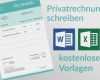 Privatrechnung Vorlage Word Cool Privatrechnung Was Muss Drauf Kostenlose Word Und Excel