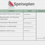 Privatrezept Vorlage Download Gut Kostenloser Wochenspeiseplan August 2017