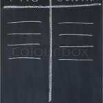 Pro Und Contra Liste Beziehung Vorlage Süß Pro Und Contra Liste Stockfoto