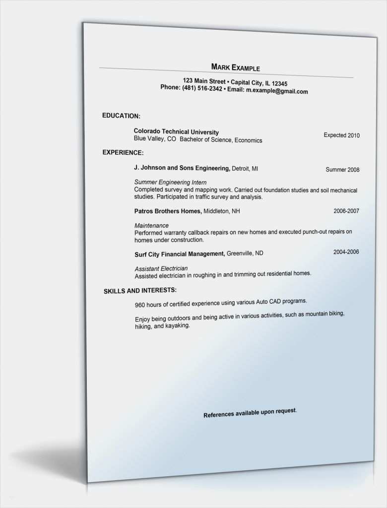 Produktbeschreibung Englisch Vorlage Süß Lebenslauf Für Ein Praktikum Englisch