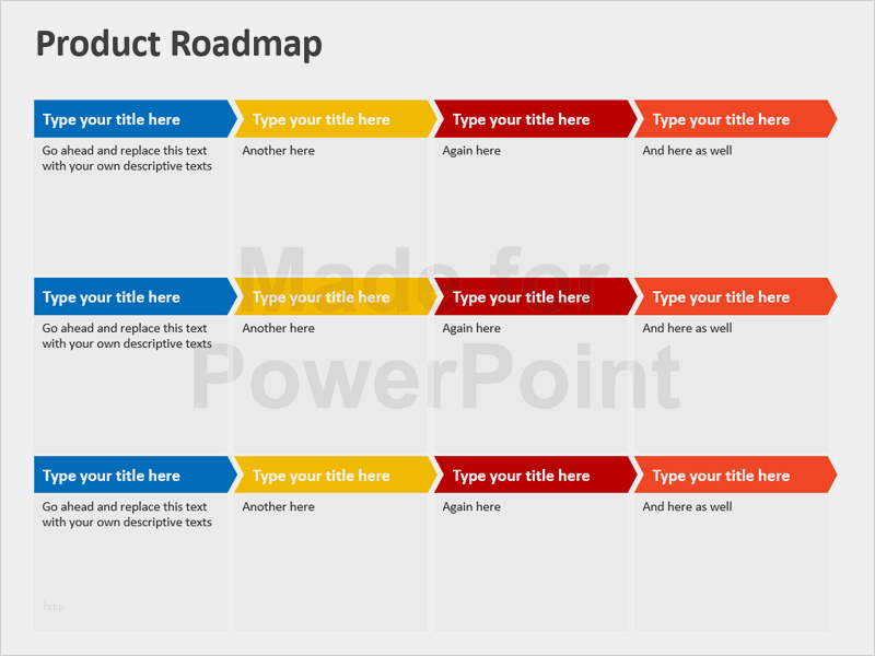 Produktpräsentation Vorlage Neu Product Roadmap Powerpoint Template Editable Ppt