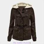 Professionelle Ebay Vorlagen Elegant Damen Reißverschluss Duffel Voll Fleece Verdicken