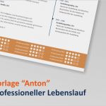 Professioneller Lebenslauf Vorlage Großartig Professioneller Lebenslauf Für Erfolgreiche Bewerber Innen