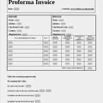 Proforma Invoice Vorlage Word Beste 8 Sample Invoice forms