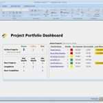 Project Dashboard Excel Vorlage Bewundernswert Project Portfolio Dashboard Template
