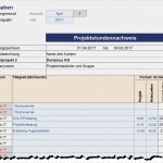 Projektabrechnung Vorlage Excel Wunderbar Zeiterfassung