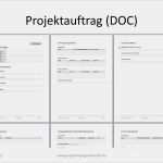 Projektauftrag Vorlage Pdf Erstaunlich Projektauftrag In Word Projektmanagement
