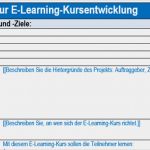 Projektbeschreibung Vorlage Word Erstaunlich Download Vereinbarung Zur E Learning Kursentwicklung