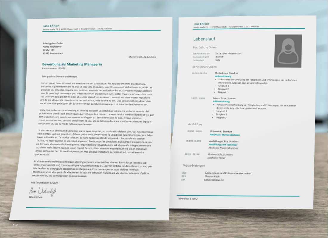 neueste lebenslauf modell f?r erfahrene