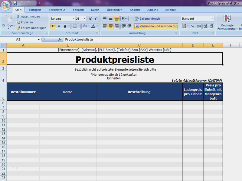 Projektliste Vorlage Word Genial Listen