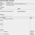 Projektprotokoll Vorlage Fabelhaft Besprechungsprotokoll Zweck Aufbau Und Anwendung Im