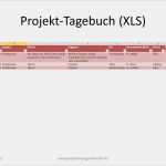 Projektstatus Vorlage Powerpoint Großartig Projekttagebuch Mit Excel Vorlage Projekmanagement24