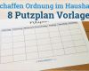 Putzplan Treppenhausreinigung Vorlage Süß Berühmt Familie Reinigungsplan Vorlage Galerie