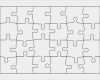 Puzzle Leere Vorlage Erstaunlich Vektor Jigsaw Puzzle Vorlage 24 Teile — Stockvektor