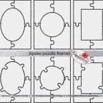 Puzzle Muster Vorlage Cool Jigsaw Puzzle Rahmen Vorlage Pdf Und Clipart Set Lehrerin