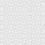 Puzzle Muster Vorlage Fabelhaft Jigsaw Puzzle Leere Vorlage — Stockvektor © Ratselmeister