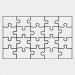 Puzzle Muster Vorlage Schön Joypac White Line Puzzle Postkarte Zum Selbst Bemalen 6 Stück