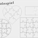 Puzzle Selber Basteln Vorlage Einzigartig Blanko Puzzle In Verschiedenen formen