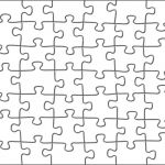 Puzzle Vorlage A4 Angenehm Best S Of 20 Piece Jigsaw Puzzle Template Blank