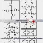 Puzzle Vorlage A4 Wunderbar Jigsaw Puzzle Vorlage Pdf Und Cliparts Set Lehrer 300 Dpi