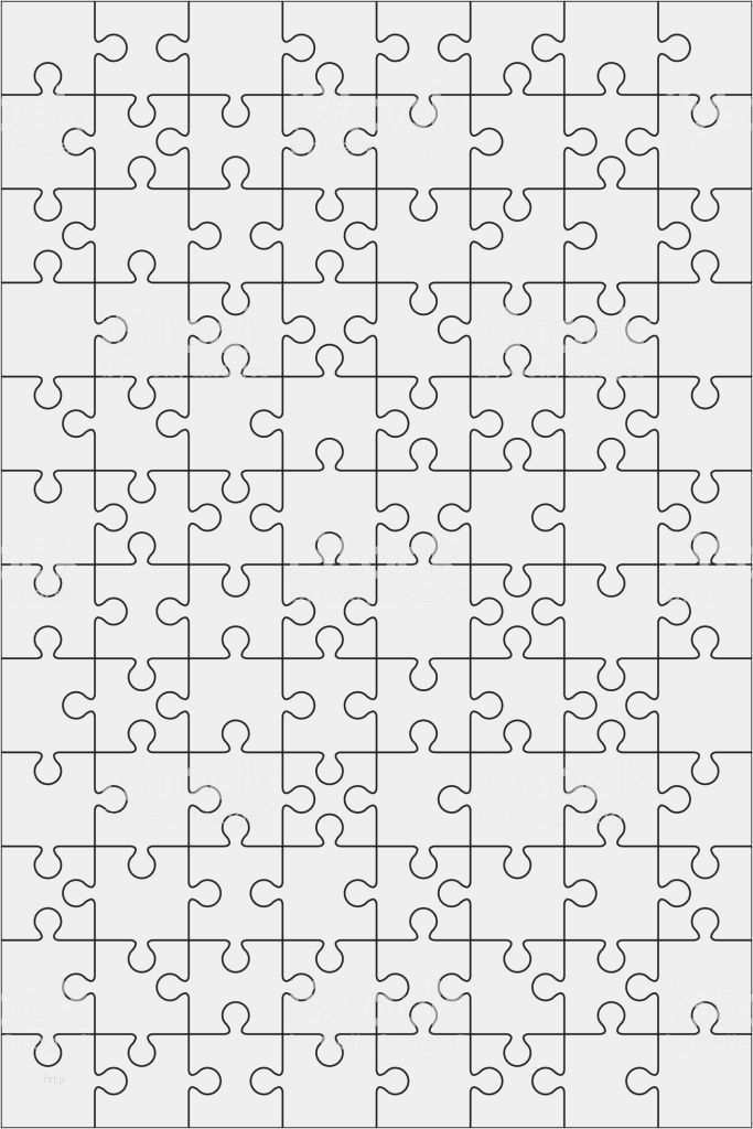 Puzzle Vorlage Vektor Best Of 96 Jigsaw Puzzle Leere Vorlage Oder Schneiden Leitlinien