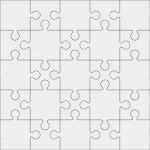Puzzle Vorlage Vektor Erstaunlich 25 Jigsaw Puzzle Leere Vorlage Oder Schneiden Leitlinien