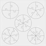 Puzzle Vorlage Vektor Erstaunlich Puzzle Vorlagen Kreis Vektorgrafik