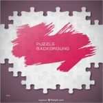 Puzzle Vorlage Vektor Fabelhaft Pinselstrich Vektor Puzzle Vorlage