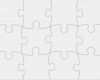 Puzzle Vorlage Vektor Fabelhaft Schön Einzelne Puzzleteil Vorlage Zeitgenössisch