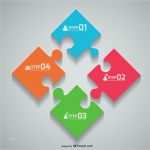 Puzzle Vorlage Vektor Genial Vektor Puzzle Vorlage