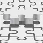 Puzzle Vorlage Vektor Hübsch Puzzle Unter Puzzle Muster Vektorgrafik