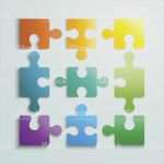 Puzzle Vorlage Vektor Luxus Schön Einzelne Puzzleteil Vorlage Zeitgenössisch