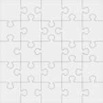 Puzzle Vorlage Vektor Schön Puzzle Vektor Vorlage Mit Puzzle Teile Ser