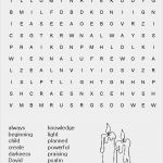 Puzzle Word Vorlage Gut Template Bible Puzzles