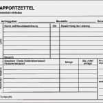 Rapport Vorlage Elegant Rapportzettel Vorlage Handwerk Wunderbar Rapportzettel