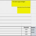 Rapportzettel Vorlage Pdf Inspiration Kostenlos Einfacher Stundenzettel Excel