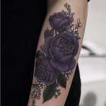 Realistic Tattoo Vorlagen Erstaunlich Image Result for Realistic Purple Rose Tattoo Cover Up