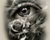 Realistic Tattoo Vorlagen Süß Tattoo Design Realistic Eye with Rose and Candle