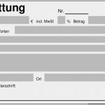 Rechnung Barzahlung Vorlage Beste Quittung –
