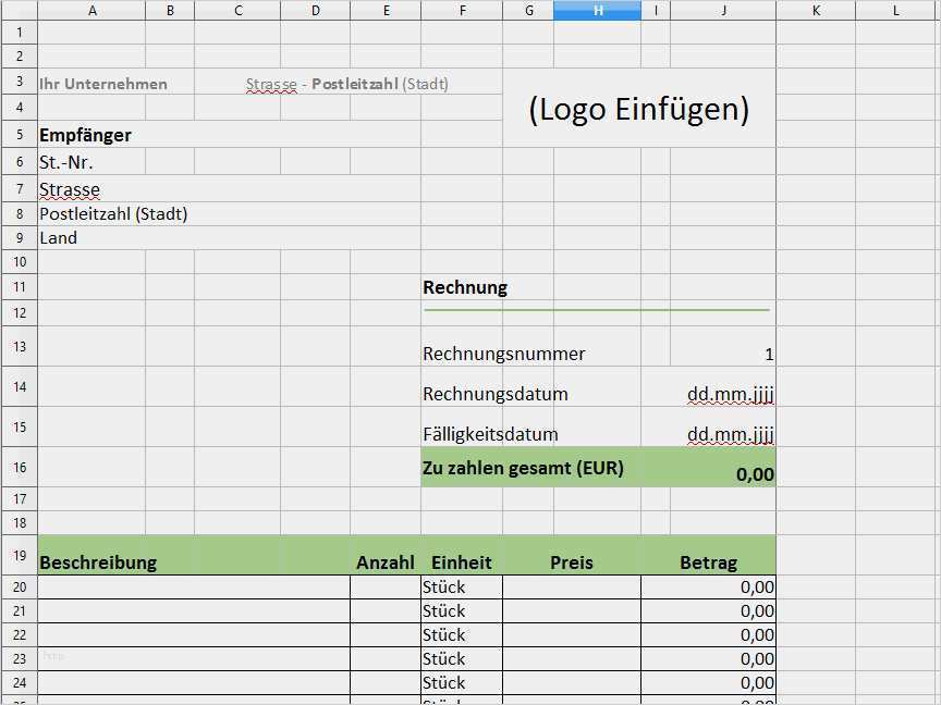 Rechnung Kleinunternehmer Vorlage Word Best Of Rechnungsvorlage Für Excel Download Chip