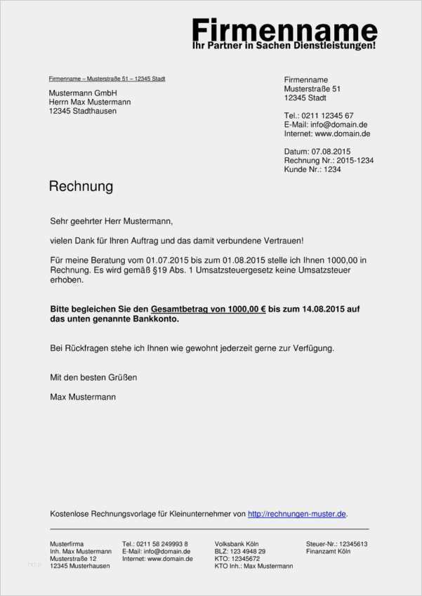 Rechnung Kleinunternehmer Vorlage Word Cool Rechnung Kleingewerbe Vorlage Rechnung Vorlag Rechnungen