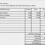 Rechnung Mit Umsatzsteuer Vorlage Gut Rechnung Freiberufler Umsatzsteuer Line Rechnun