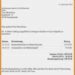 Rechnung Schreiben Kleingewerbe Vorlage Fabelhaft 13 Rechnung Muster Kostenlos